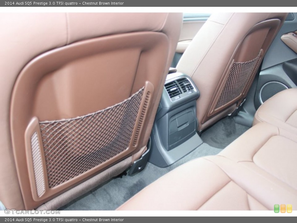 Chestnut Brown Interior Rear Seat for the 2014 Audi SQ5 Prestige 3.0 TFSI quattro #85441470