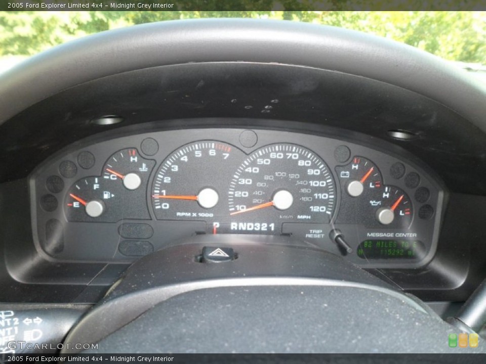 Midnight Grey Interior Gauges for the 2005 Ford Explorer Limited 4x4 #85441647