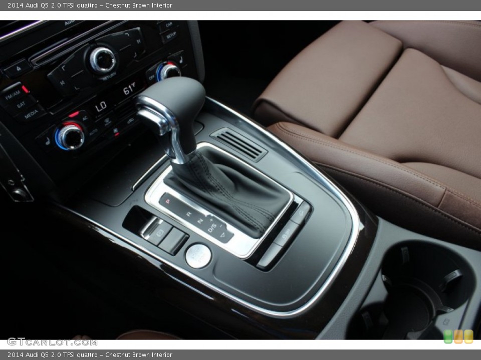 Chestnut Brown Interior Transmission for the 2014 Audi Q5 2.0 TFSI quattro #85442121
