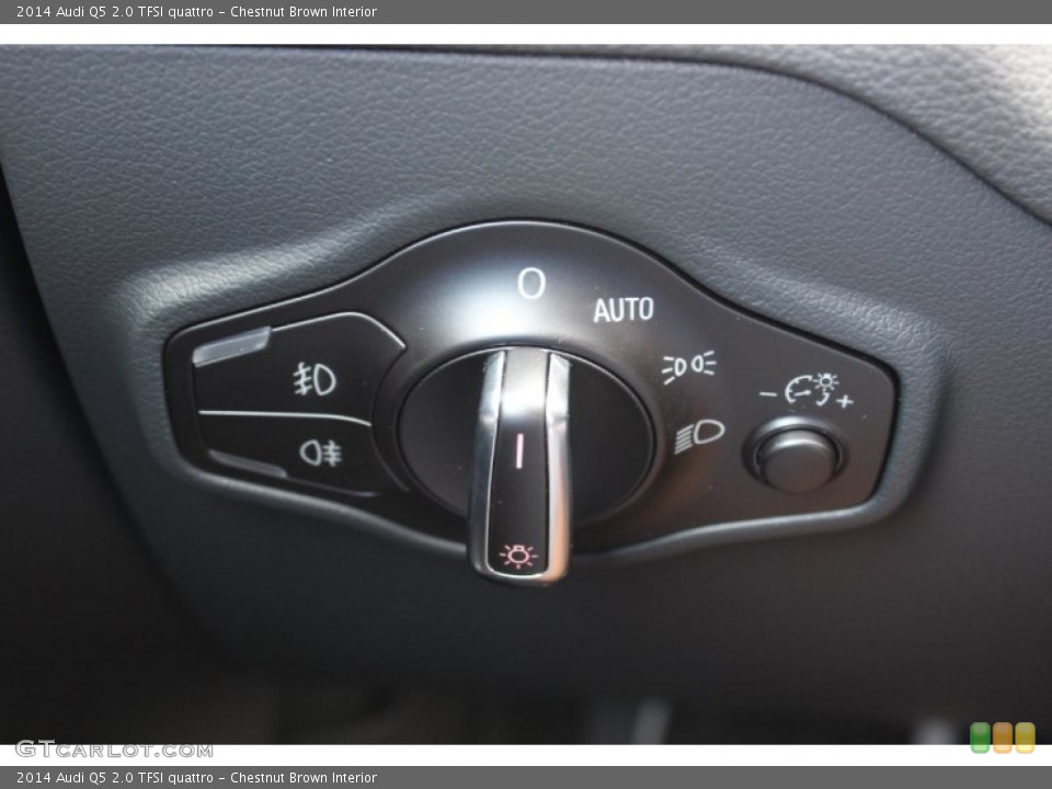 Chestnut Brown Interior Controls for the 2014 Audi Q5 2.0 TFSI quattro #85442357