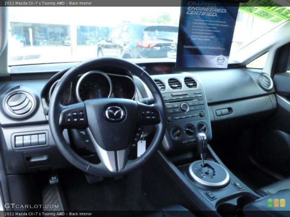 Black Interior Dashboard for the 2011 Mazda CX-7 s Touring AWD #85444461