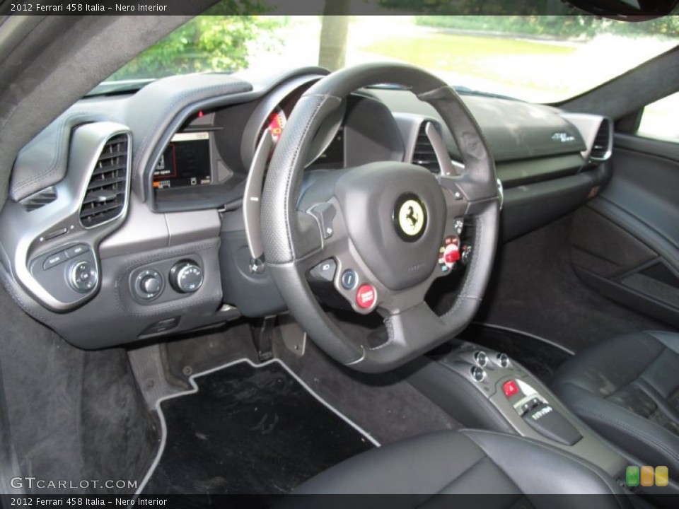 Nero Interior Dashboard for the 2012 Ferrari 458 Italia #85446654