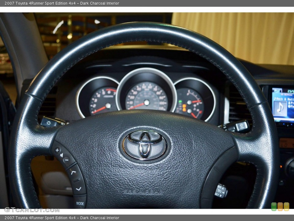 Dark Charcoal Interior Steering Wheel for the 2007 Toyota 4Runner Sport Edition 4x4 #85447662