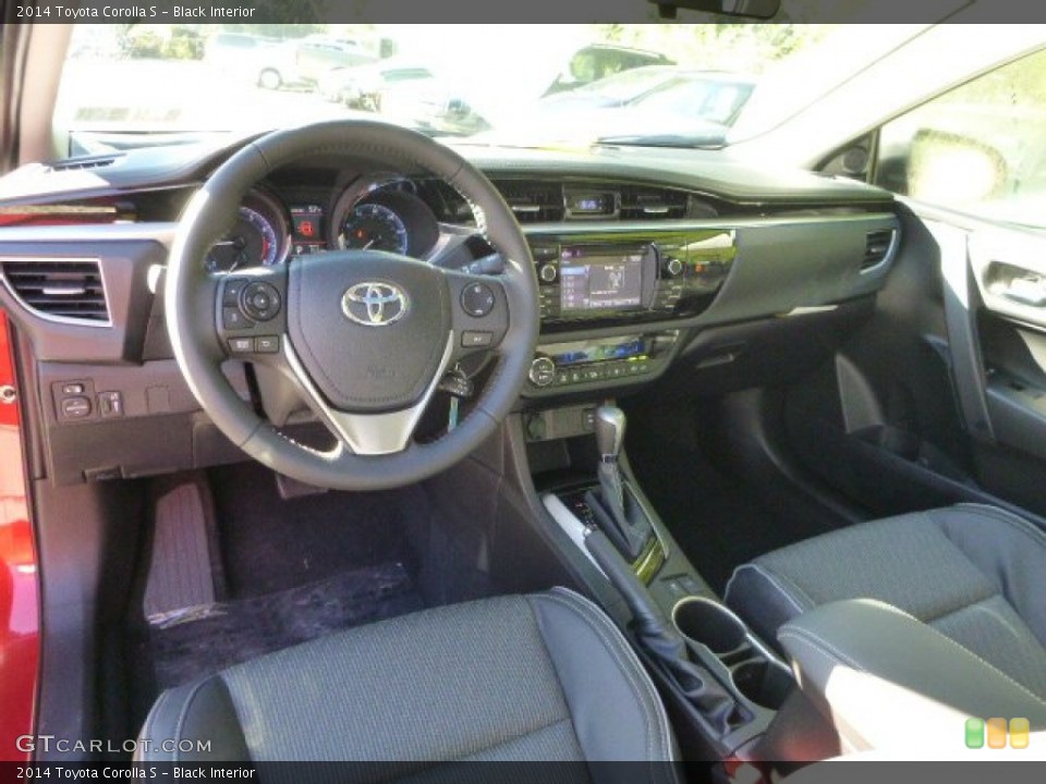 Black Interior Photo for the 2014 Toyota Corolla S #85448358