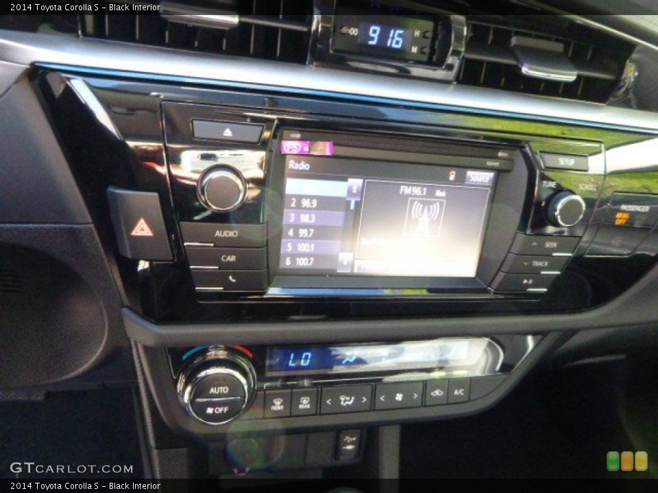 Black Interior Controls for the 2014 Toyota Corolla S #85448469