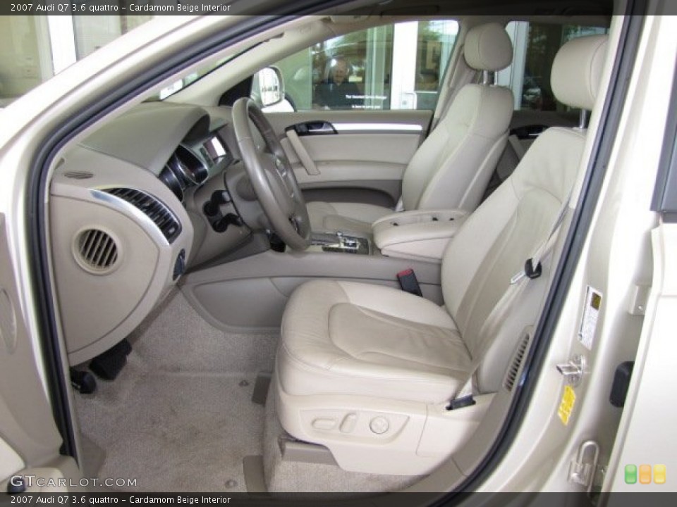 Cardamom Beige Interior Front Seat for the 2007 Audi Q7 3.6 quattro #85460034