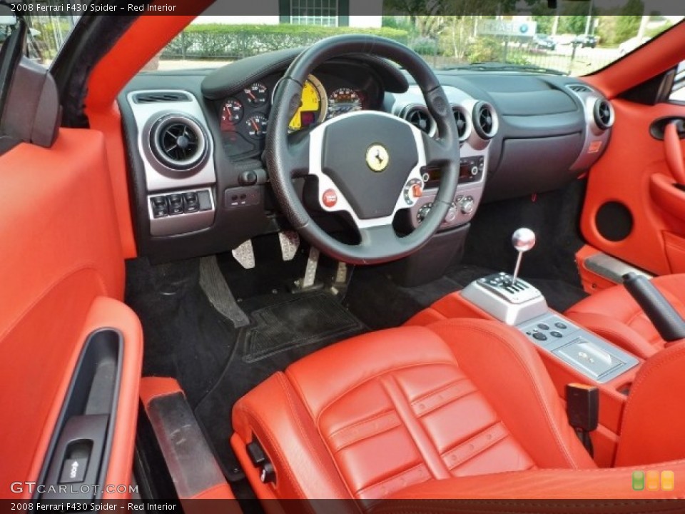 Red Interior Photo for the 2008 Ferrari F430 Spider #85462905