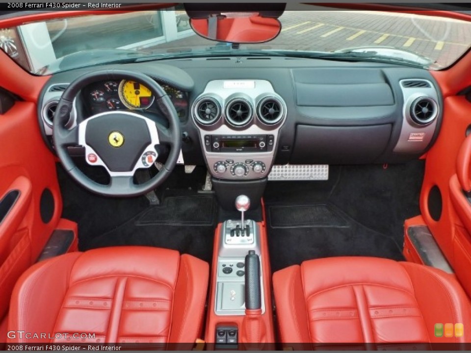 Red Interior Photo for the 2008 Ferrari F430 Spider #85462998