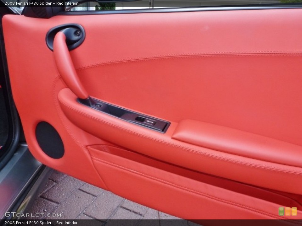 Red Interior Door Panel for the 2008 Ferrari F430 Spider #85463052
