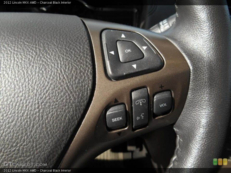 Charcoal Black Interior Controls for the 2012 Lincoln MKX AWD #85469351