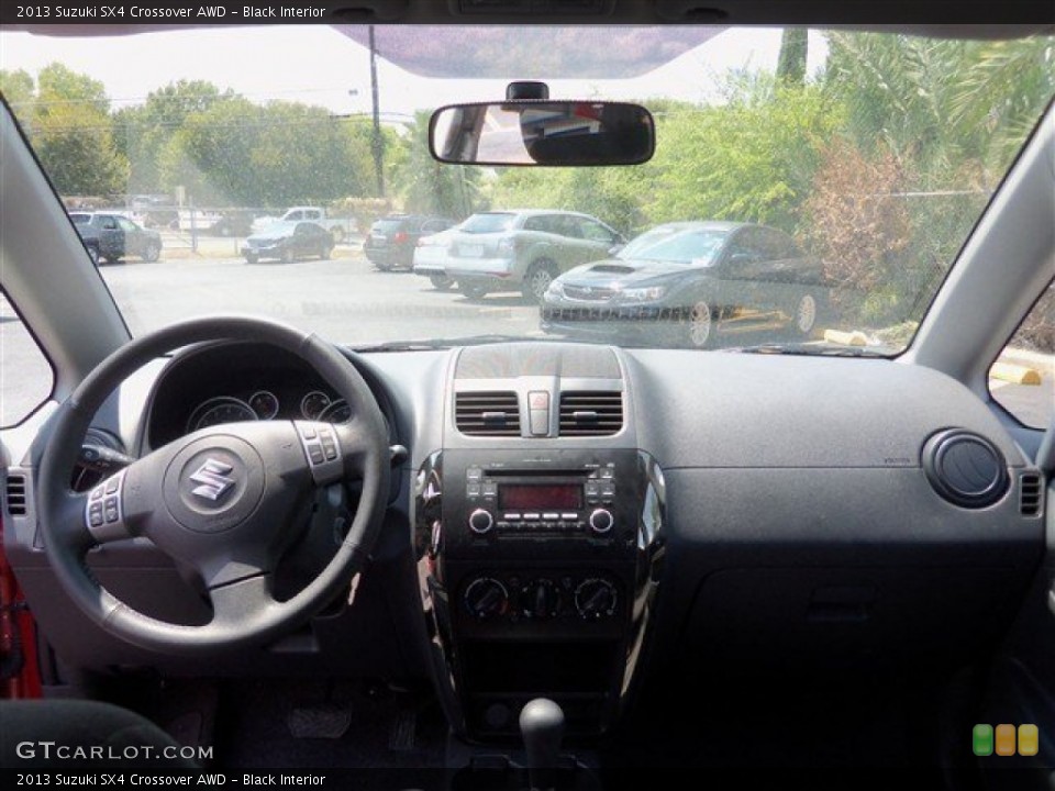 Black Interior Dashboard for the 2013 Suzuki SX4 Crossover AWD #85469474
