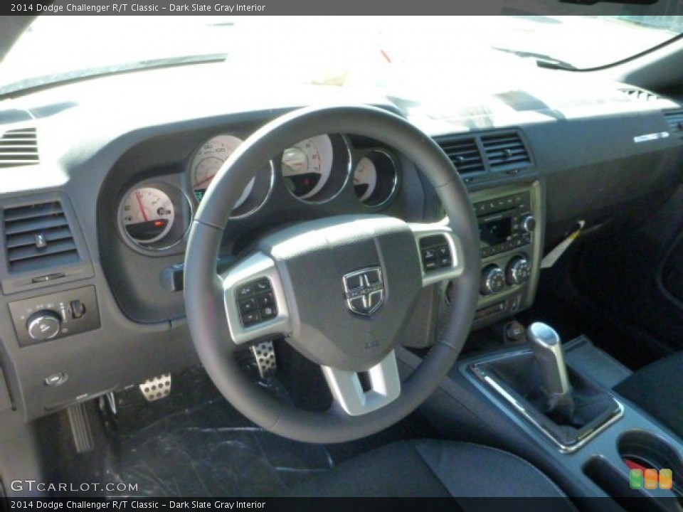 Dark Slate Gray Interior Steering Wheel for the 2014 Dodge Challenger R/T Classic #85478627