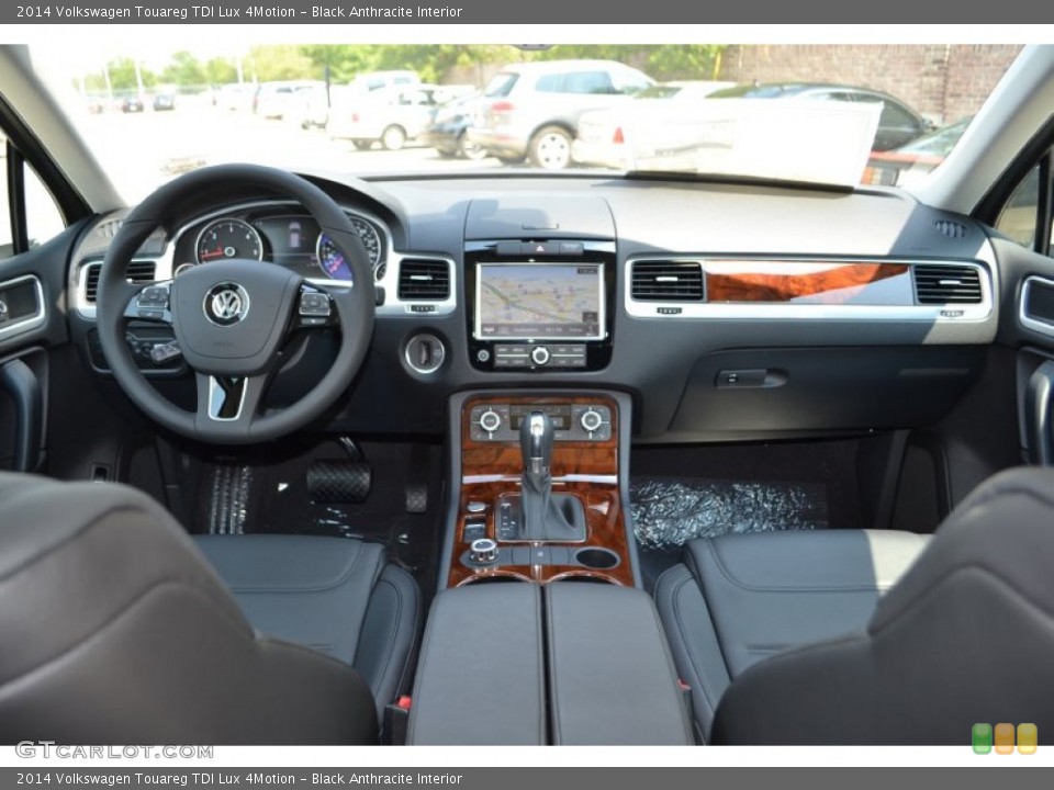 Black Anthracite Interior Dashboard for the 2014 Volkswagen Touareg TDI Lux 4Motion #85489889