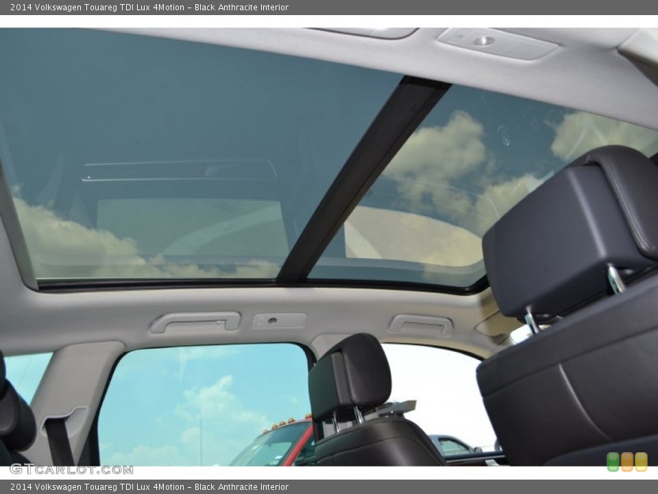 Black Anthracite Interior Sunroof for the 2014 Volkswagen Touareg TDI Lux 4Motion #85489910