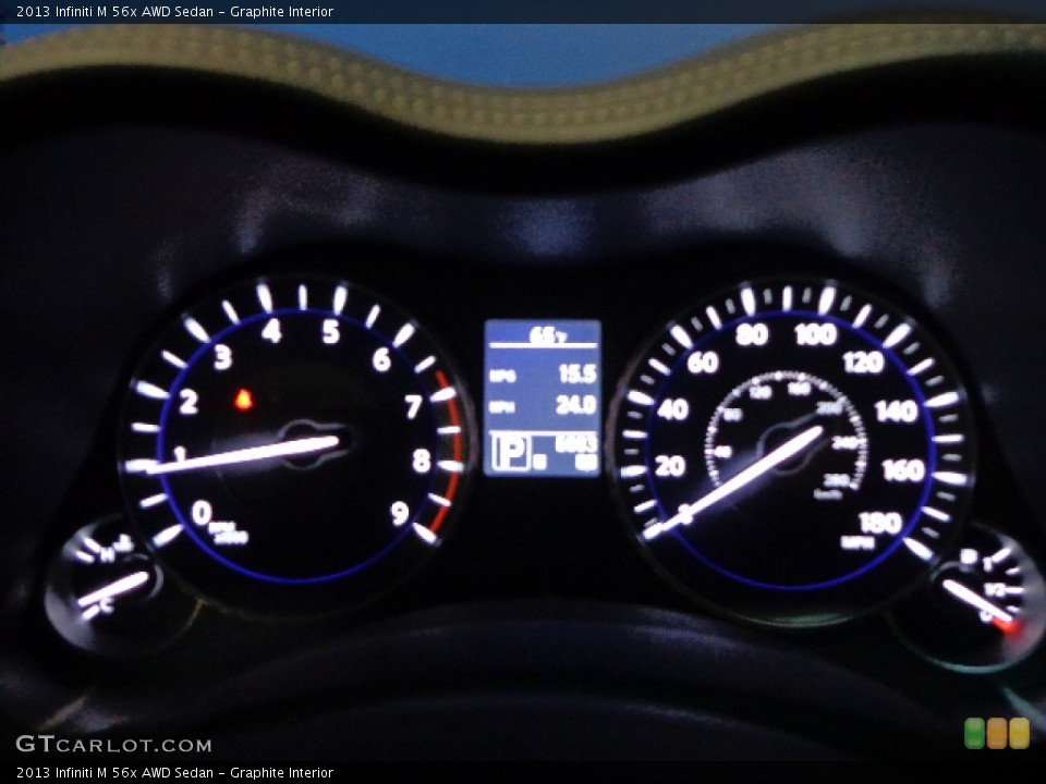 Graphite Interior Gauges for the 2013 Infiniti M 56x AWD Sedan #85492433