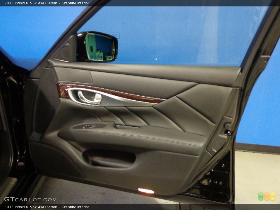 Graphite Interior Door Panel for the 2013 Infiniti M 56x AWD Sedan #85492580