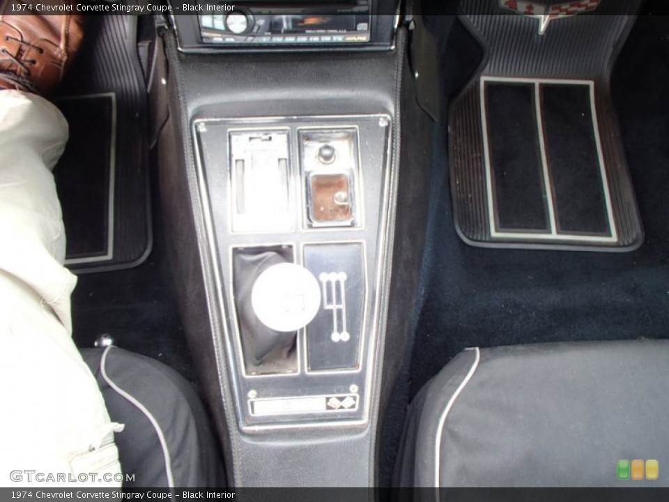 Black Interior Transmission for the 1974 Chevrolet Corvette Stingray Coupe #85497143