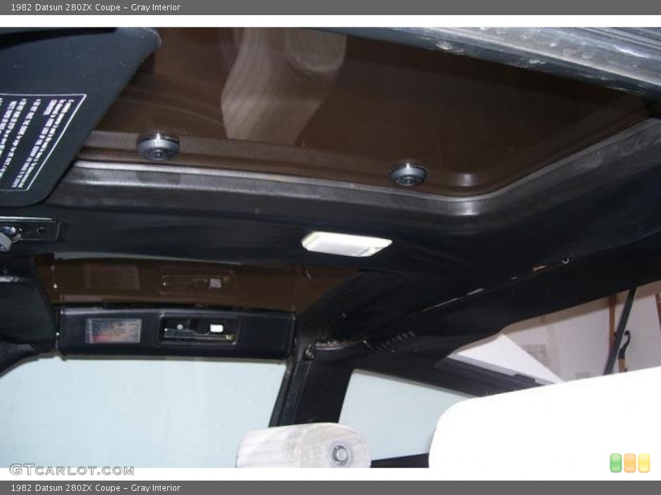 Gray Interior Sunroof for the 1982 Datsun 280ZX Coupe #85500812