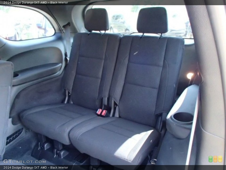 Black Interior Rear Seat for the 2014 Dodge Durango SXT AWD #85501004