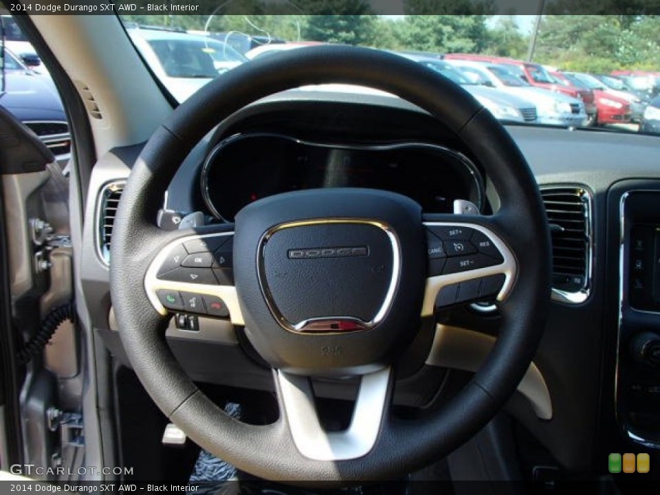 Black Interior Steering Wheel for the 2014 Dodge Durango SXT AWD #85501133