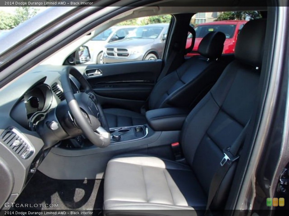 Black Interior Front Seat for the 2014 Dodge Durango Limited AWD #85501415