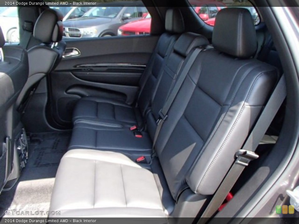 Black Interior Rear Seat for the 2014 Dodge Durango Limited AWD #85501436