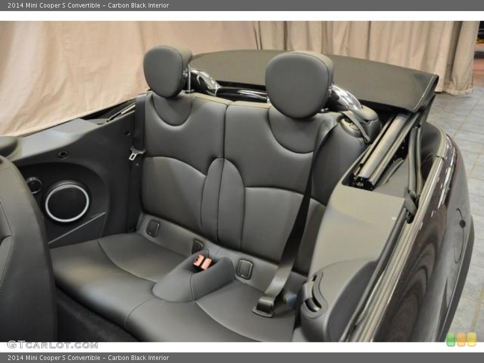 Carbon Black Interior Rear Seat for the 2014 Mini Cooper S Convertible #85504039