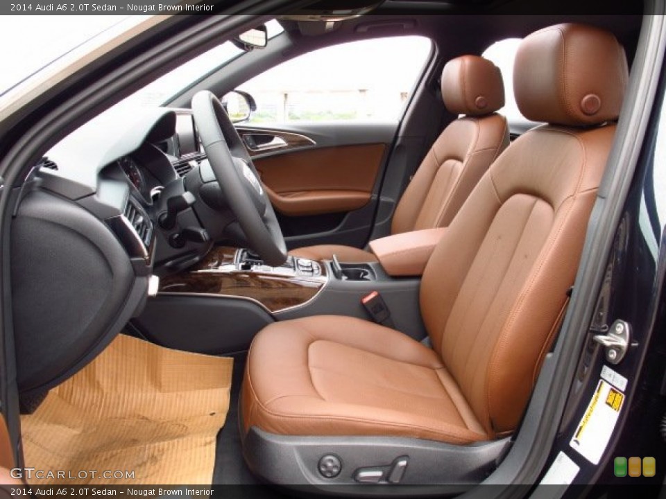 Nougat Brown Interior Photo for the 2014 Audi A6 2.0T Sedan #85507232