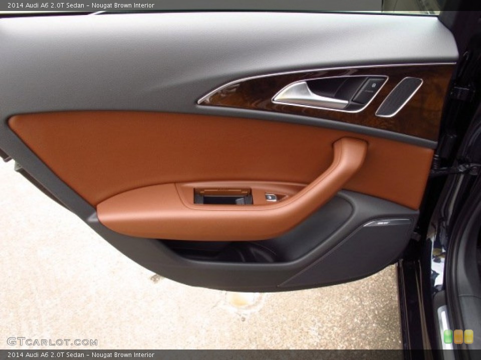 Nougat Brown Interior Door Panel for the 2014 Audi A6 2.0T Sedan #85507253
