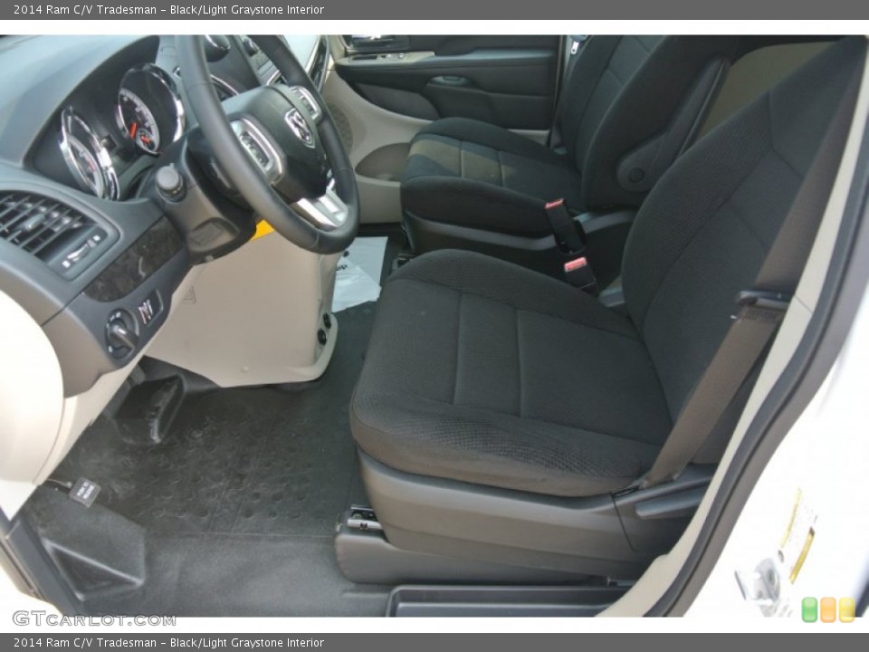 Black/Light Graystone Interior Photo for the 2014 Ram C/V Tradesman #85507268