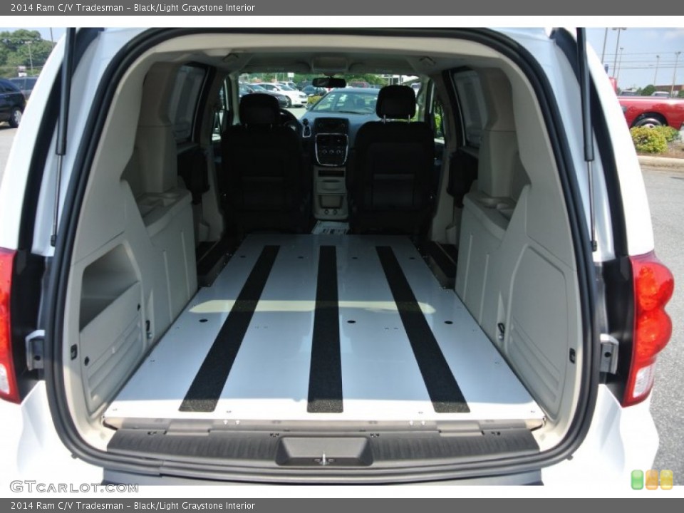 Black/Light Graystone Interior Trunk for the 2014 Ram C/V Tradesman #85507427