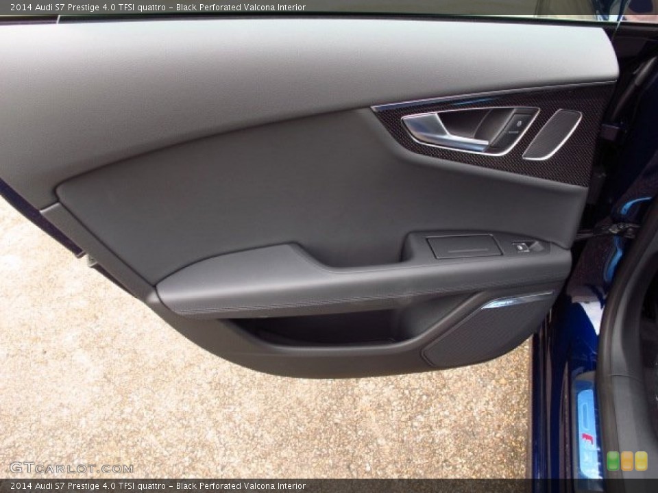 Black Perforated Valcona Interior Door Panel for the 2014 Audi S7 Prestige 4.0 TFSI quattro #85508489