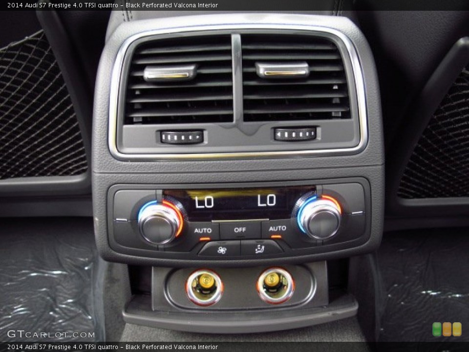 Black Perforated Valcona Interior Controls for the 2014 Audi S7 Prestige 4.0 TFSI quattro #85508588