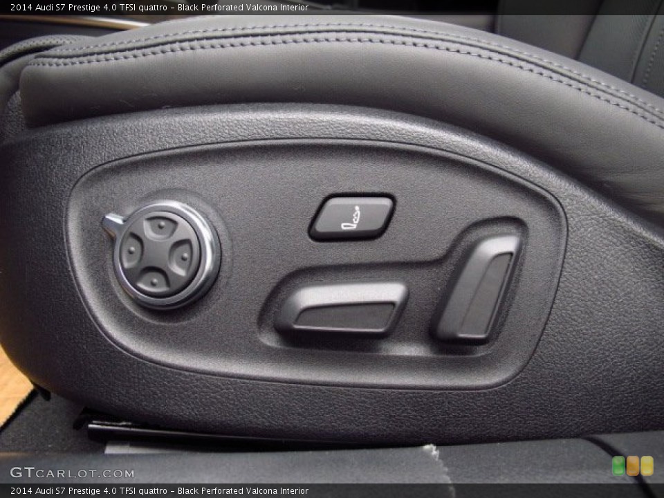Black Perforated Valcona Interior Controls for the 2014 Audi S7 Prestige 4.0 TFSI quattro #85508810