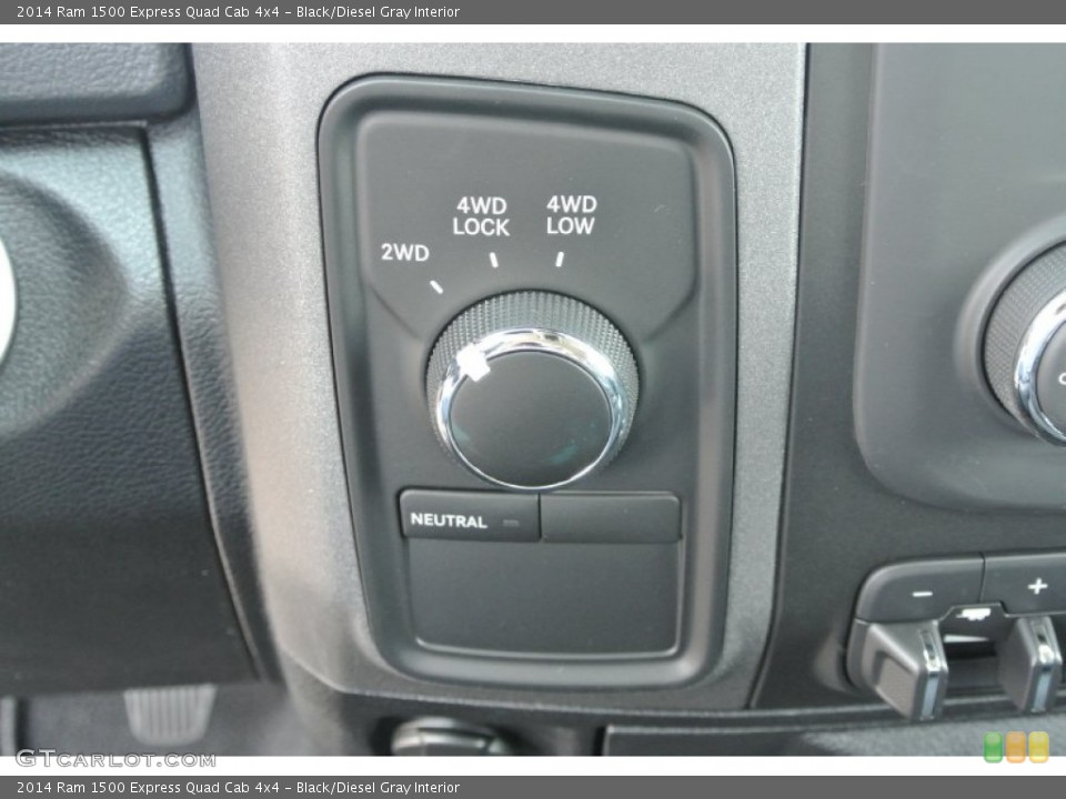 Black/Diesel Gray Interior Controls for the 2014 Ram 1500 Express Quad Cab 4x4 #85510193