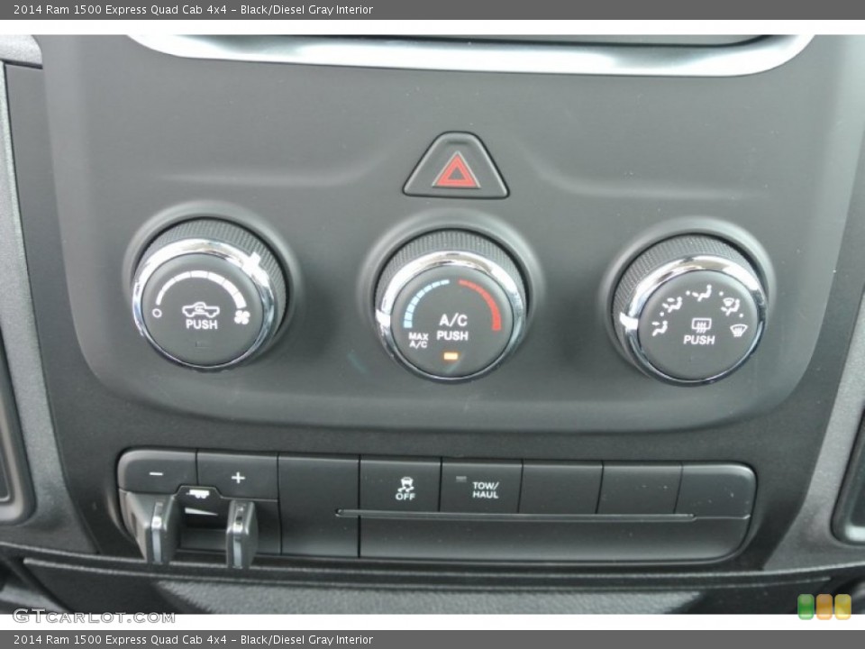 Black/Diesel Gray Interior Controls for the 2014 Ram 1500 Express Quad Cab 4x4 #85510217