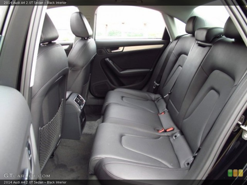 Black Interior Rear Seat for the 2014 Audi A4 2.0T Sedan #85510436