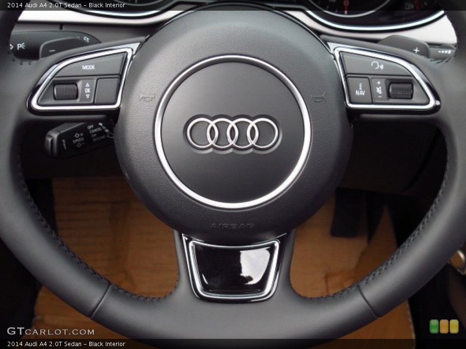 Black Interior Steering Wheel for the 2014 Audi A4 2.0T Sedan #85510541