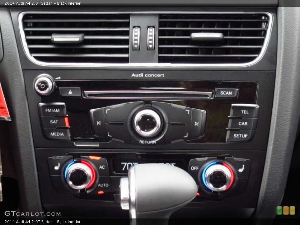 Black Interior Controls for the 2014 Audi A4 2.0T Sedan #85510613