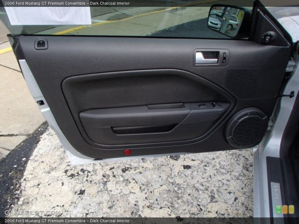 Dark Charcoal Interior Door Panel for the 2006 Ford Mustang GT Premium Convertible #85510911