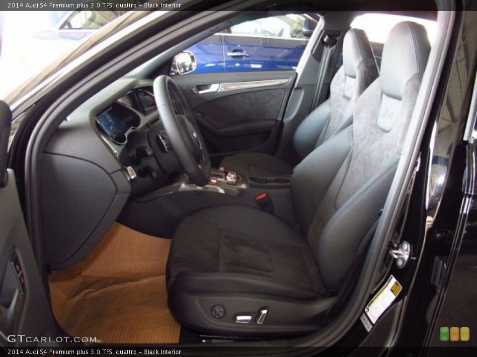 Black Interior Front Seat for the 2014 Audi S4 Premium plus 3.0 TFSI quattro #85515179