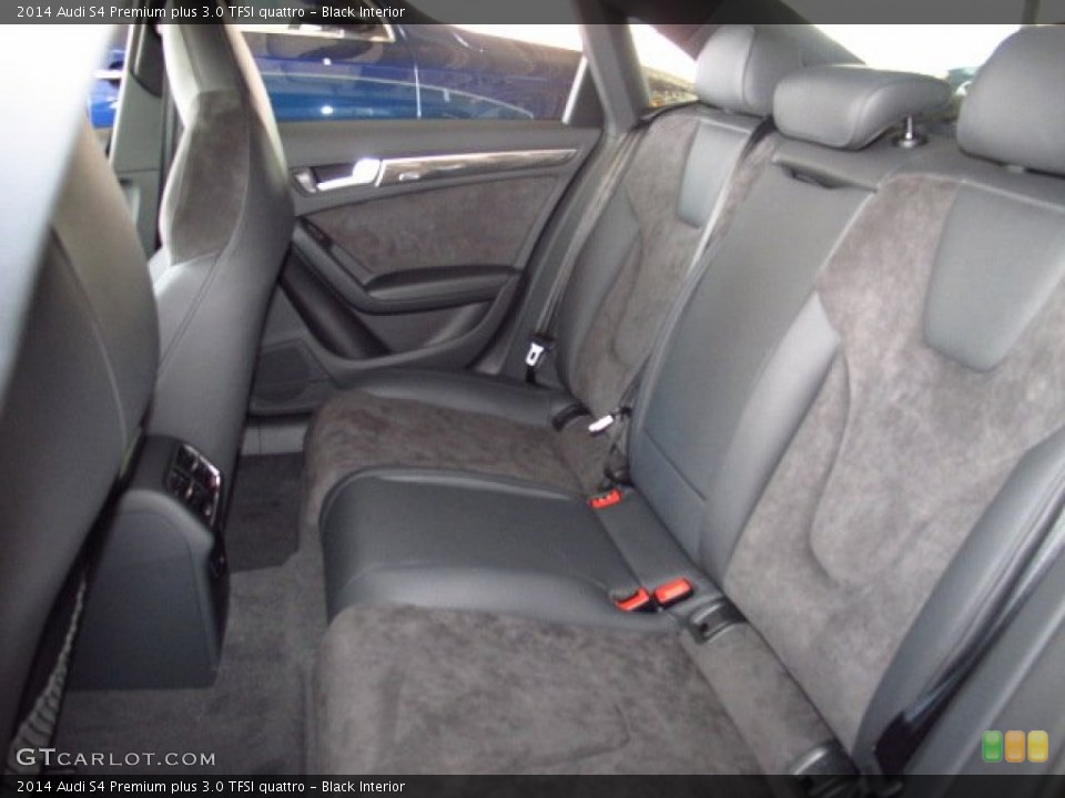 Black Interior Rear Seat for the 2014 Audi S4 Premium plus 3.0 TFSI quattro #85515221