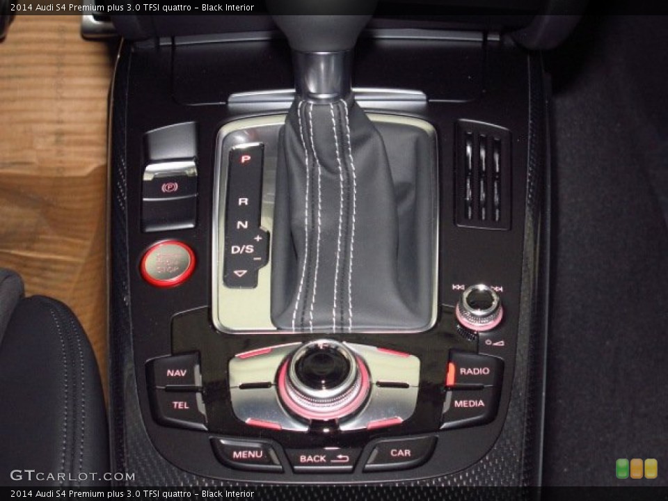 Black Interior Controls for the 2014 Audi S4 Premium plus 3.0 TFSI quattro #85515347