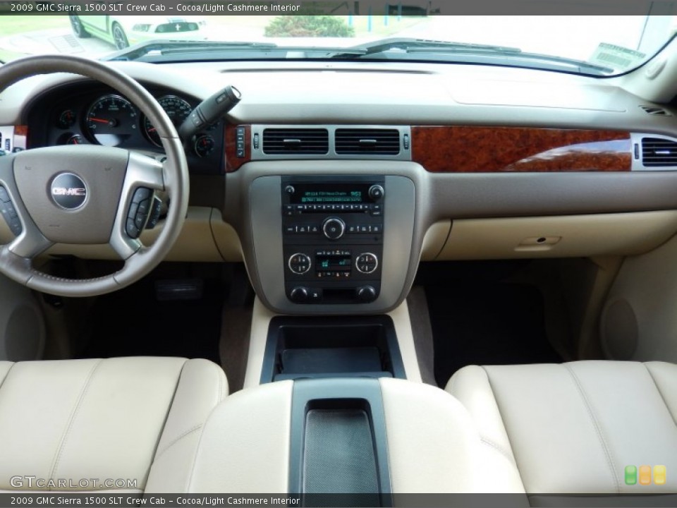 Cocoa/Light Cashmere Interior Dashboard for the 2009 GMC Sierra 1500 SLT Crew Cab #85516895