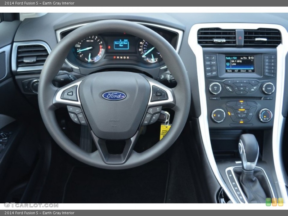 Earth Gray Interior Dashboard for the 2014 Ford Fusion S #85517846