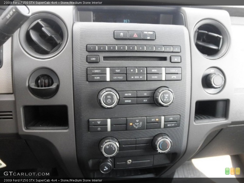 Stone/Medium Stone Interior Controls for the 2009 Ford F150 STX SuperCab 4x4 #85521026