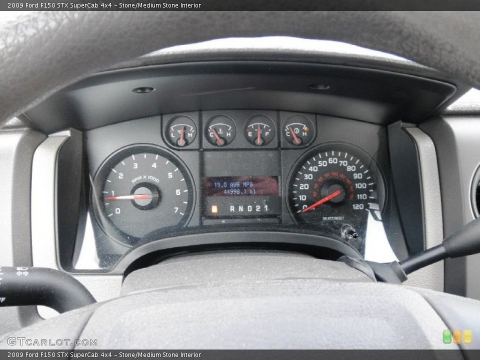 Stone/Medium Stone Interior Gauges for the 2009 Ford F150 STX SuperCab 4x4 #85521173