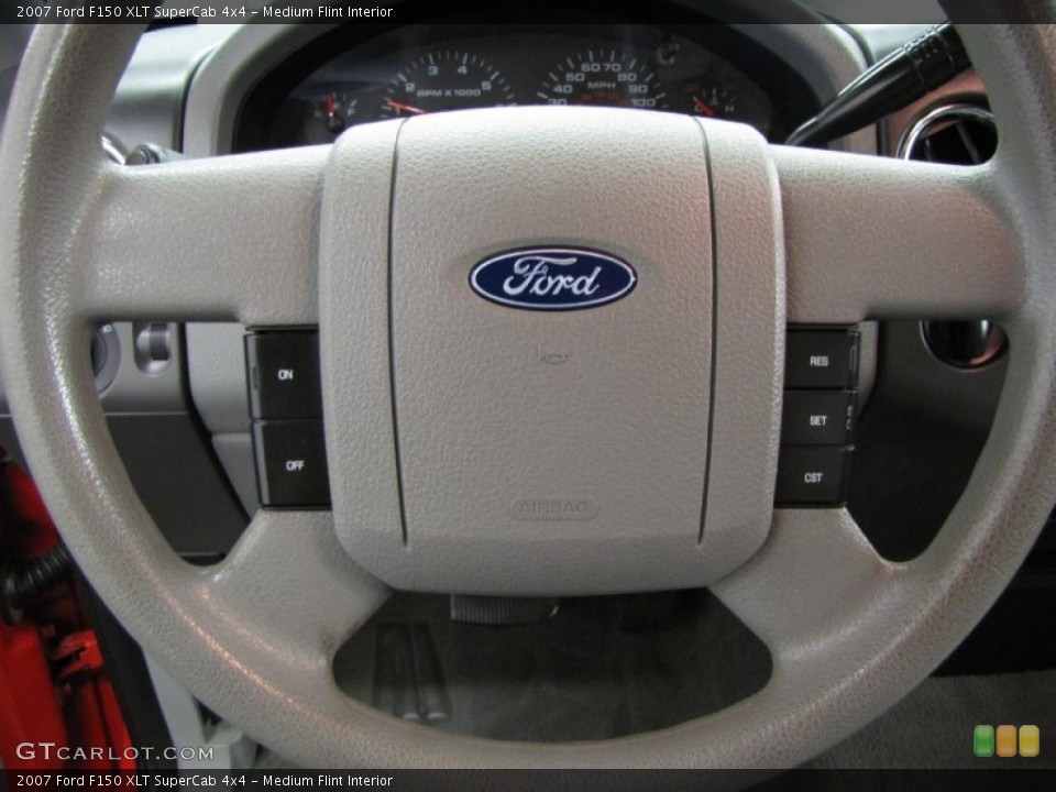 Medium Flint Interior Steering Wheel for the 2007 Ford F150 XLT SuperCab 4x4 #85521437
