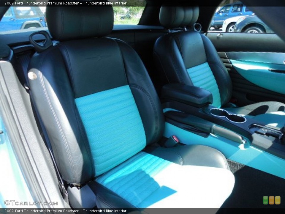 Thunderbird Blue Interior Photo for the 2002 Ford Thunderbird Premium Roadster #85521587