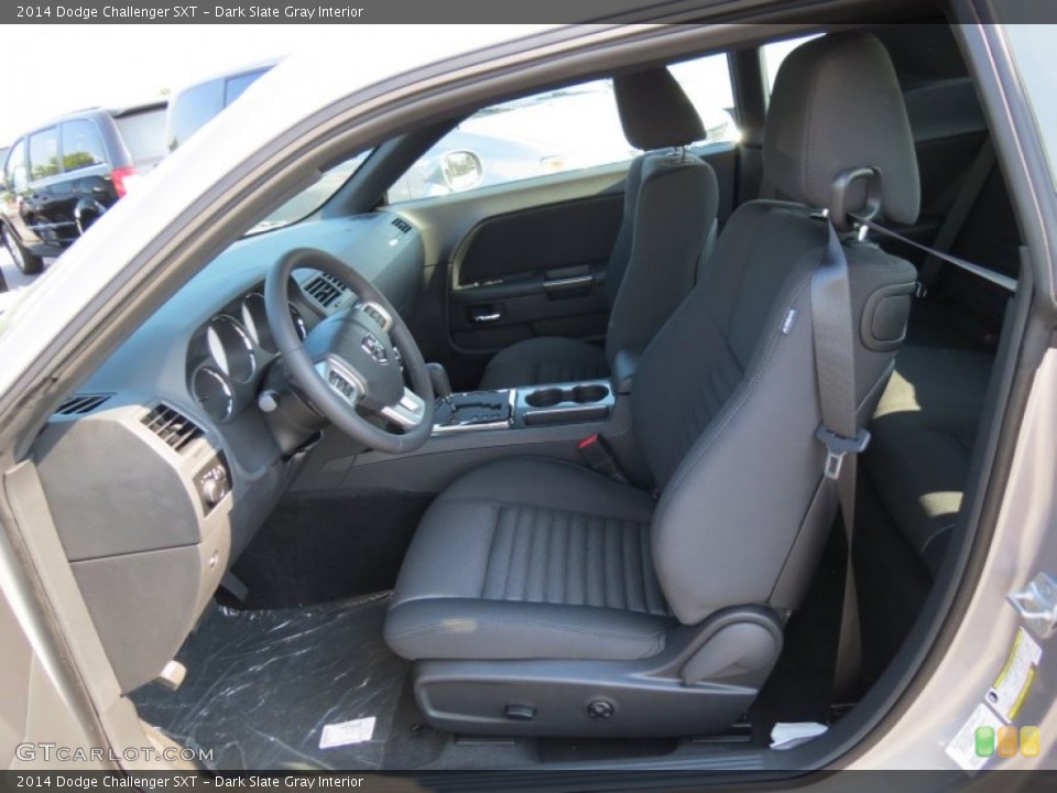 Dark Slate Gray Interior Front Seat for the 2014 Dodge Challenger SXT #85522214
